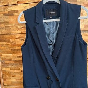 BANANA REPUBLIC navy vest